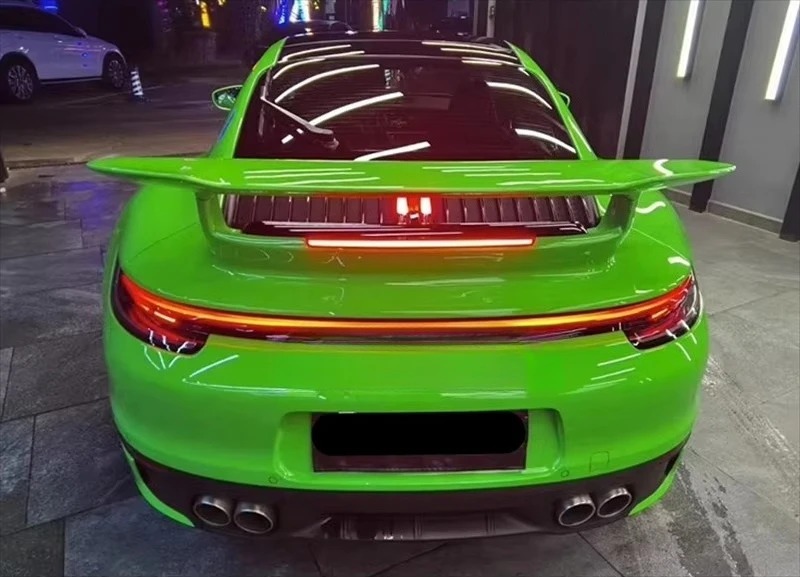 Forged Grain Dry Carbon Fiber Rear Fender SD Style Rear Spoiler Fender Body Kit for 911 992